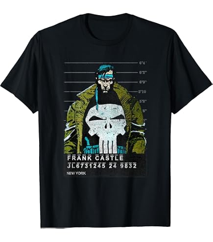 Amazon.com: The Punisher - Comic Cover T-Shirt : Clothing, Shoes
